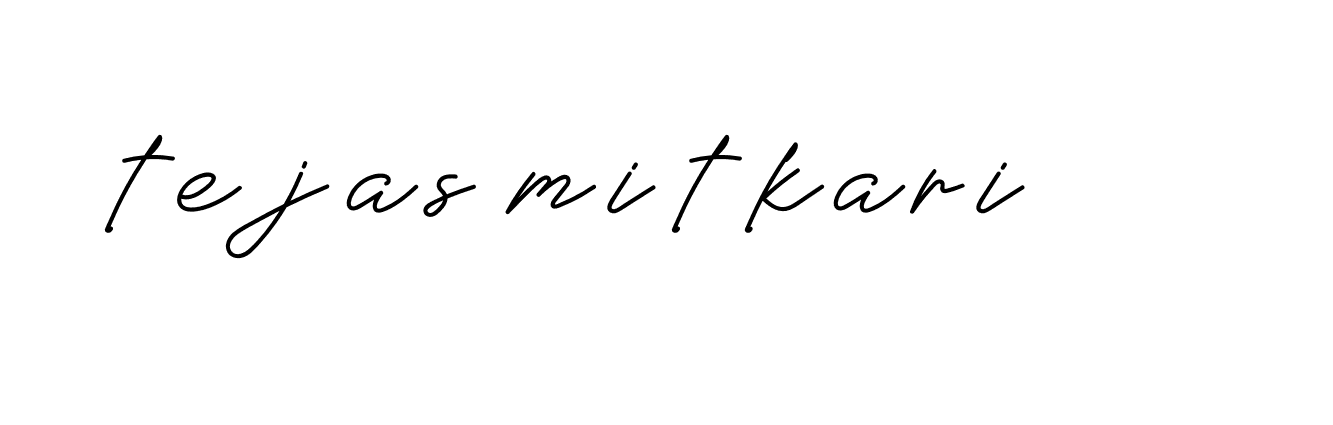 Signature of tejas-mitkari