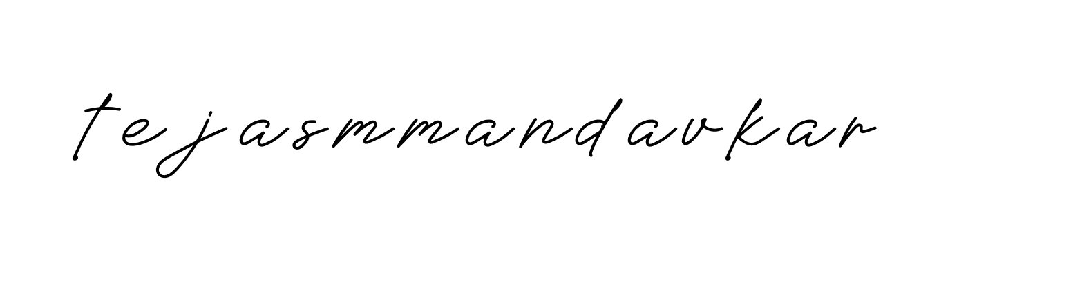 Signature of tejasmmandavkar