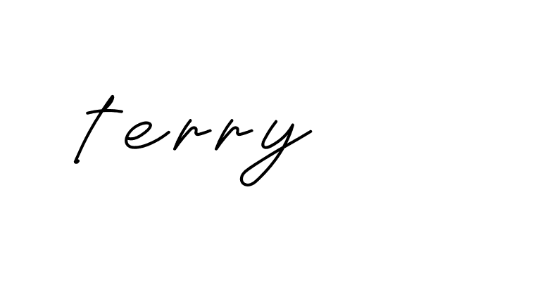 Signature of terry-