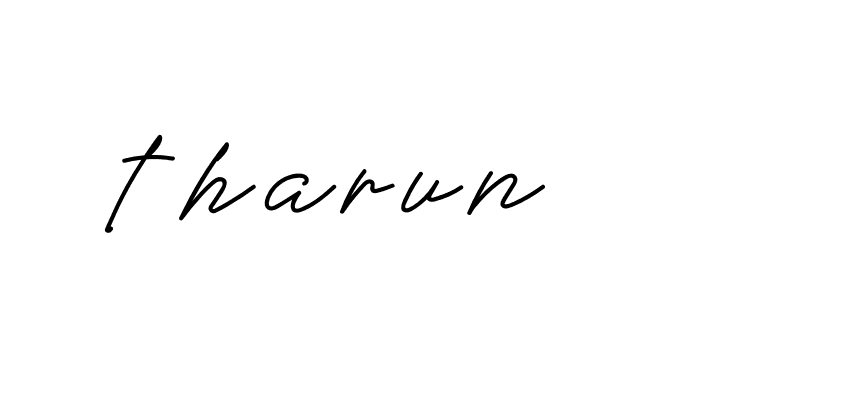 Signature of tharun