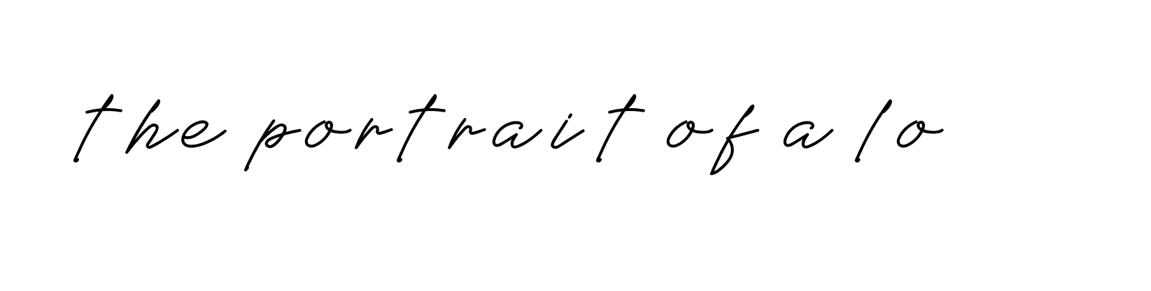 Signature of the-portrait-of-a-lo