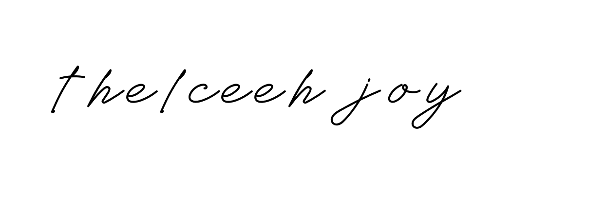 Signature of thelceeh-joy