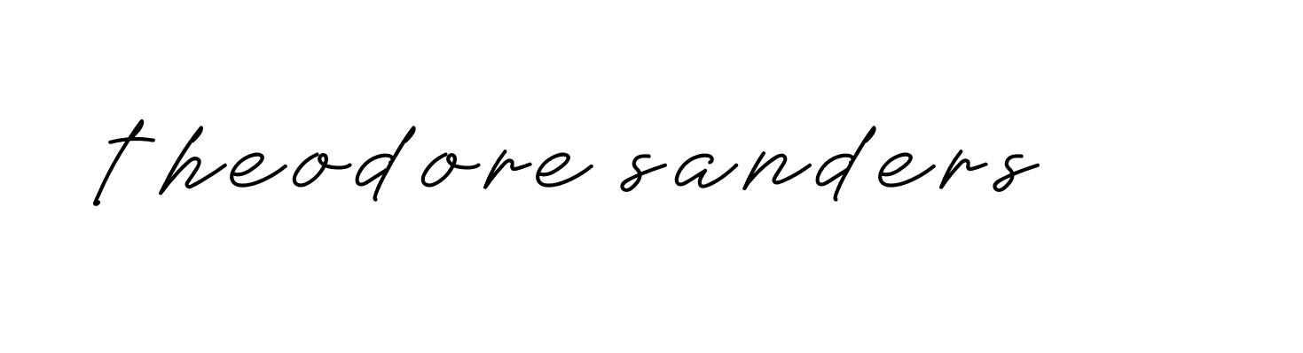 Signature of theodore-sanders