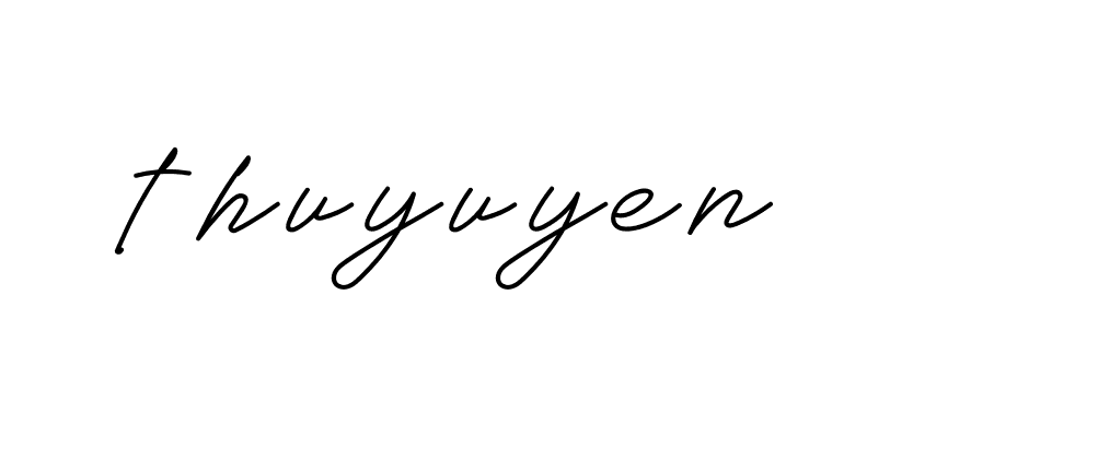 Signature of thuyuyen