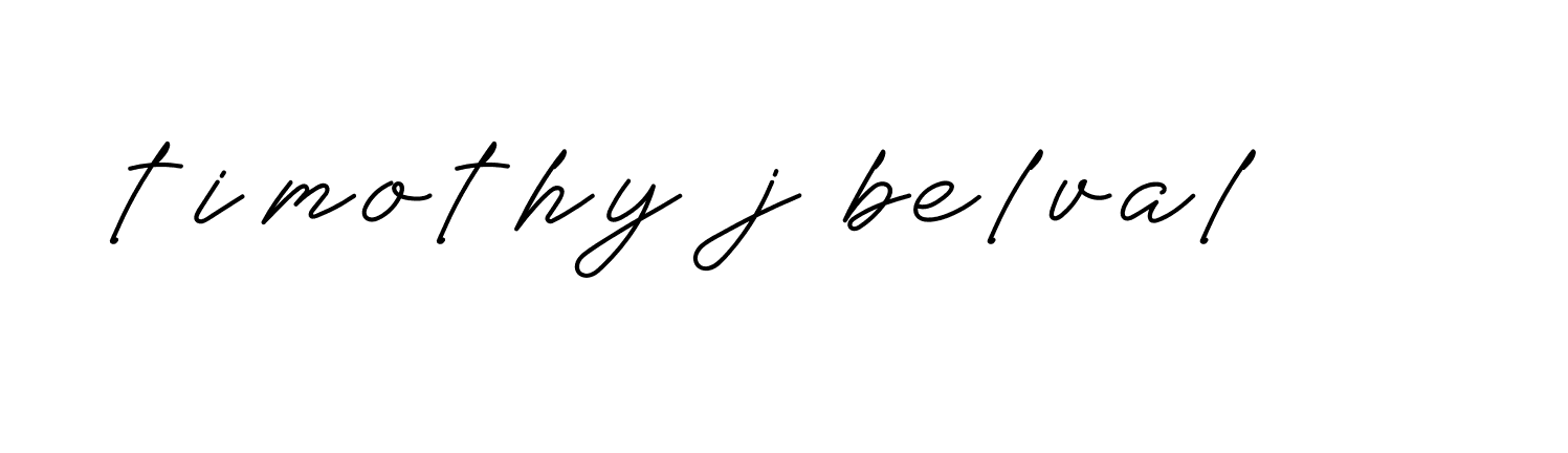 Signature of timothy-j-belval