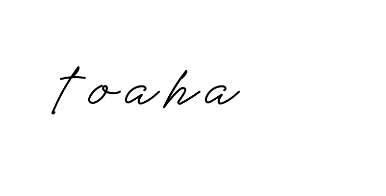 Signature of toaha