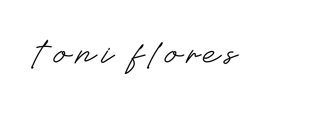 Signature of toni-flores