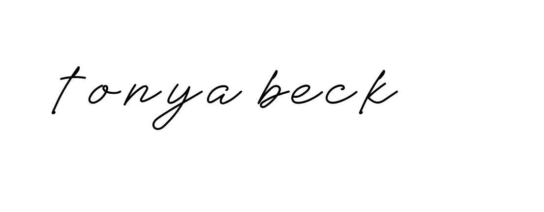 Signature of tonya-beck