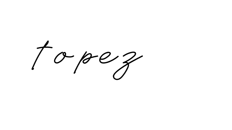 Signature of topez