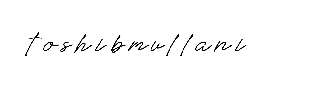 Signature of toshibmullani