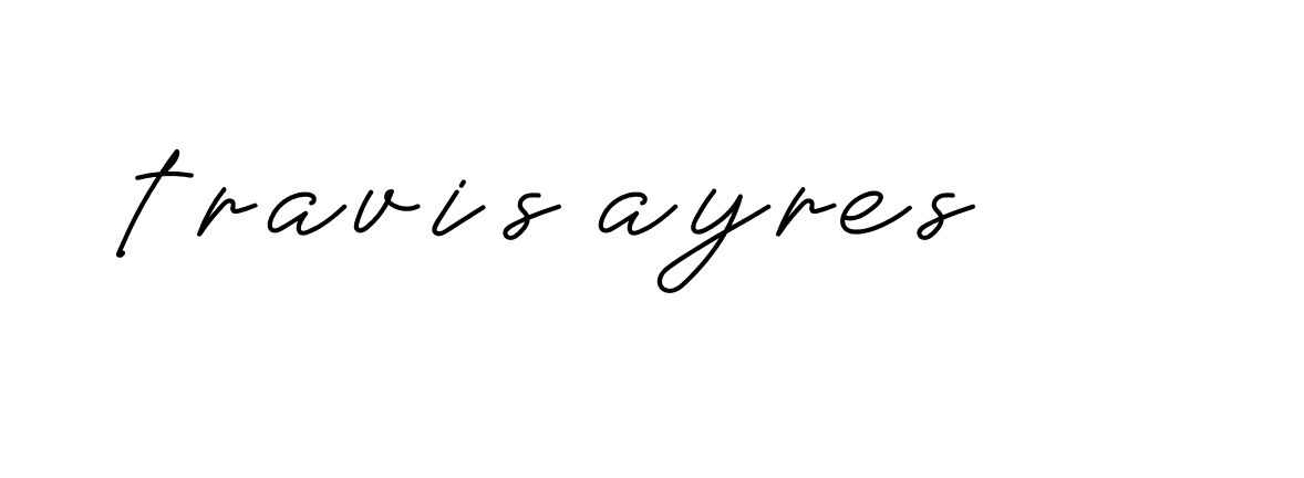 Signature of travis-ayres