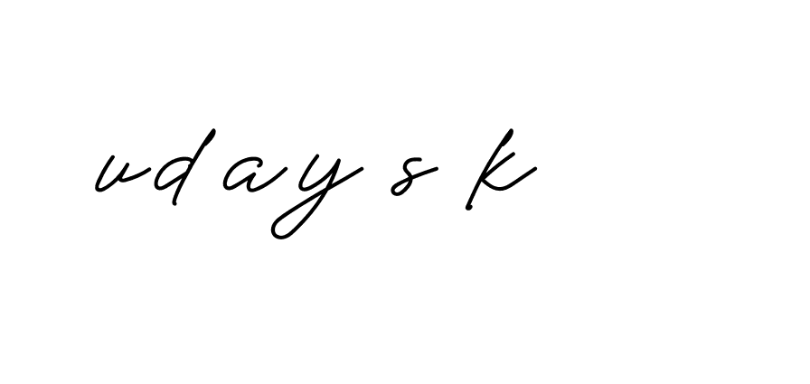 Signature of uday-s-k