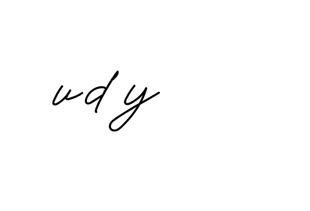 Signature of udy