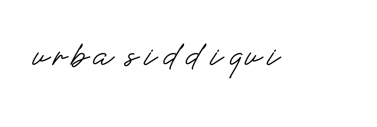 Signature of urba-siddiqui