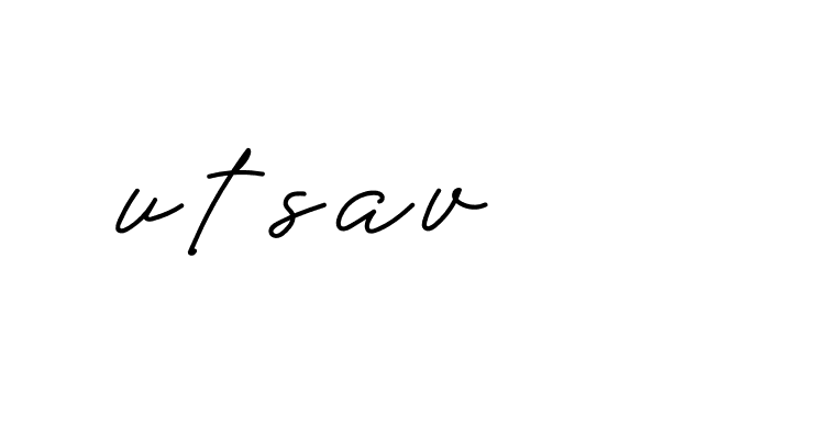 Signature of utsav