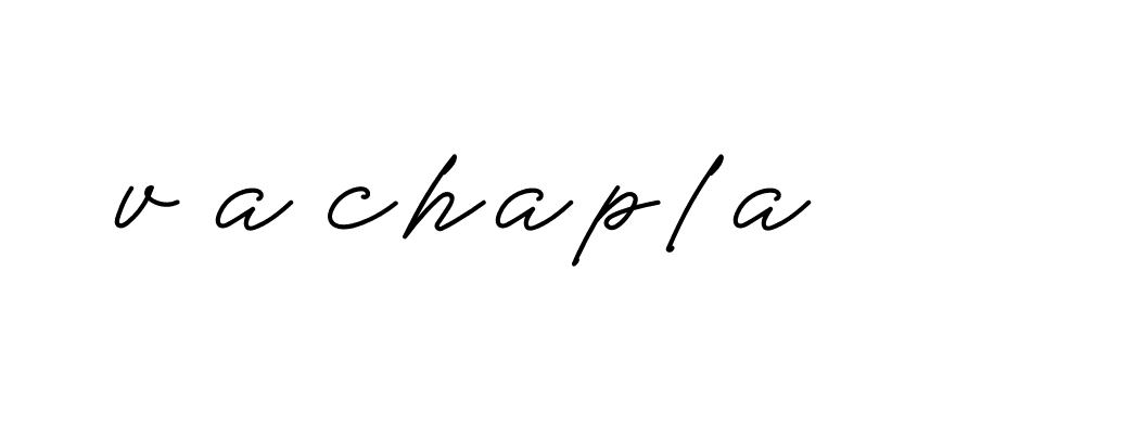 Signature of v-a-chapla