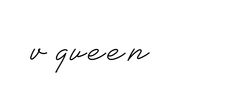 Signature of v-queen