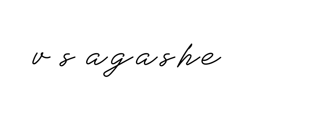 Signature of v-s-agashe-