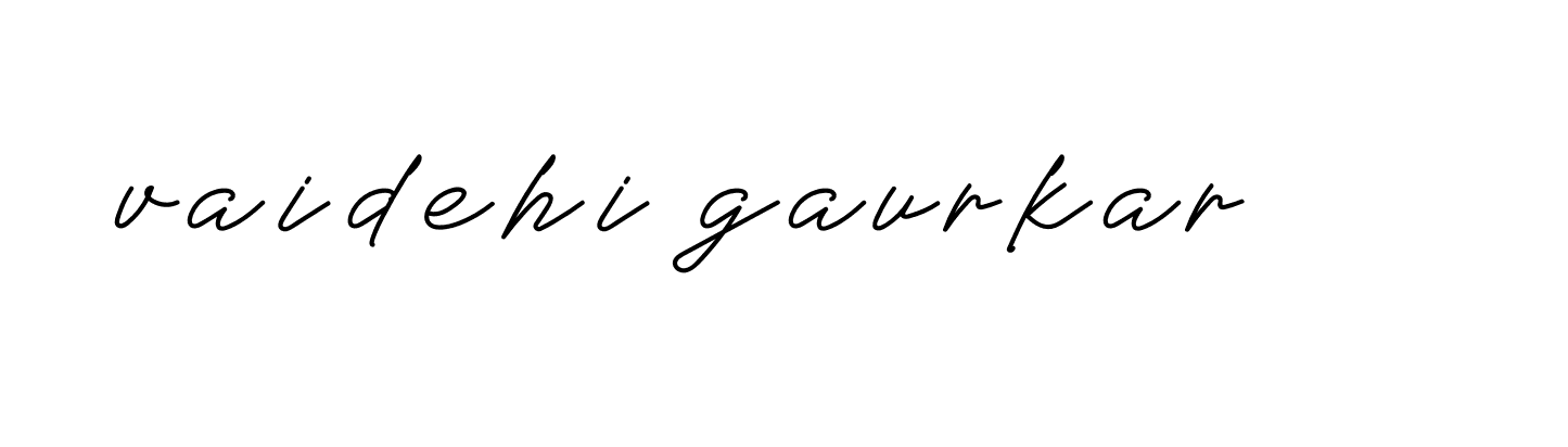 Signature of vaidehi-gaurkar