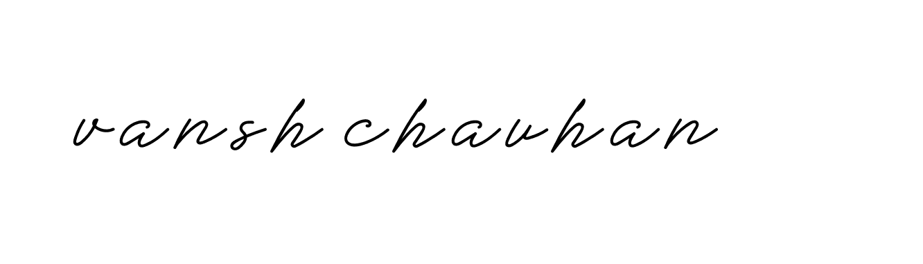 Signature of vansh-chauhan