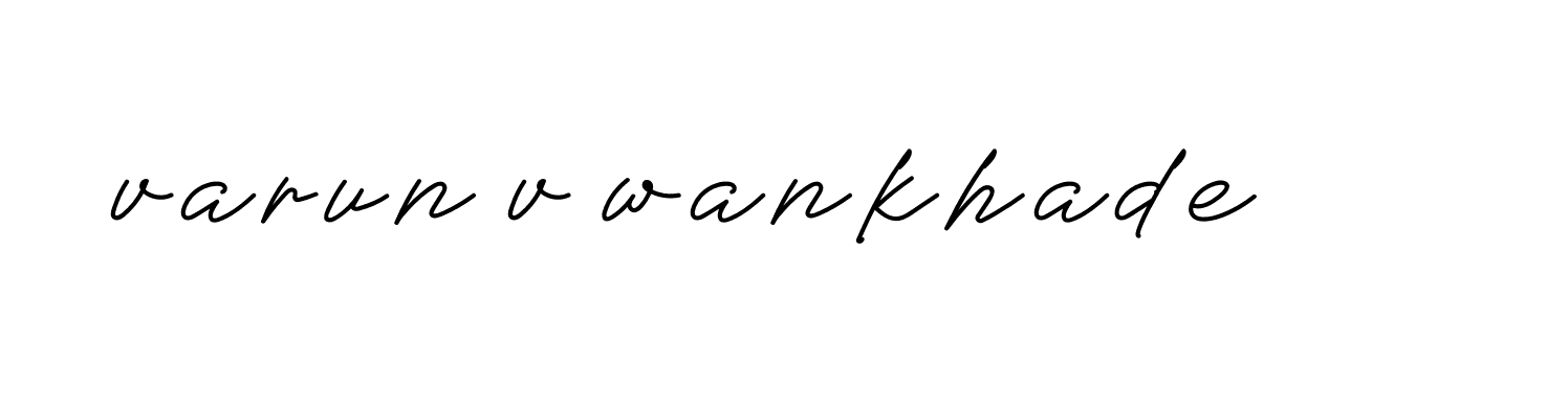 Signature of varun-v-wankhade