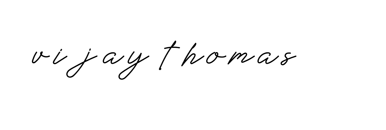 Signature of vijay-thomas