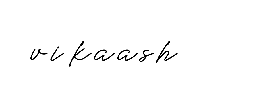 Signature of vikaash