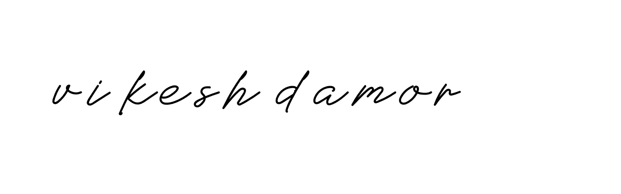 Signature of vikesh-damor-