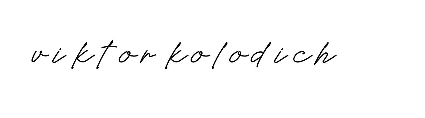 Signature of viktor-kolodich