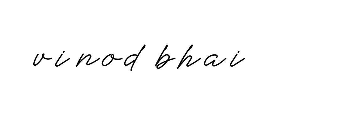 Signature of vinod-bhai-