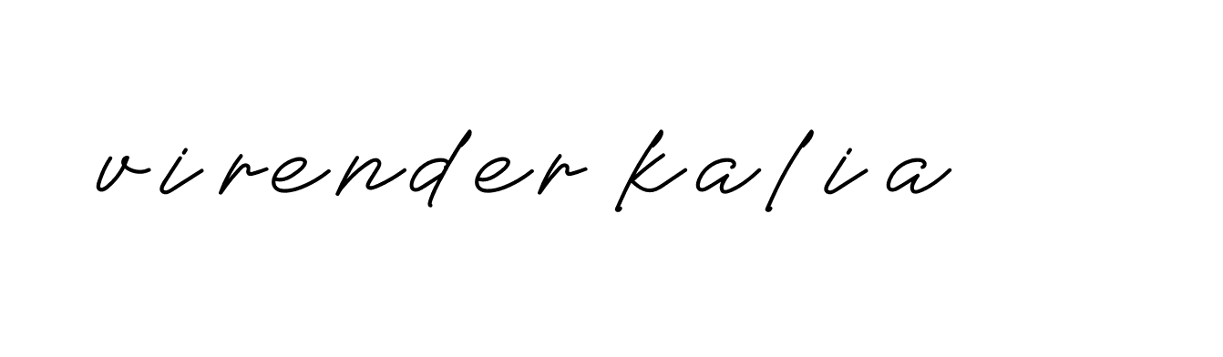 Signature of virender-kalia