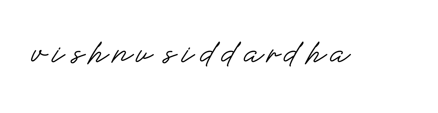 Signature of vishnu-siddardha