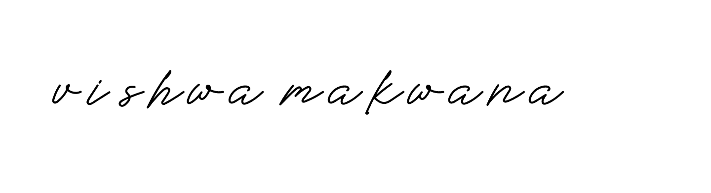 Signature of vishwa-makwana