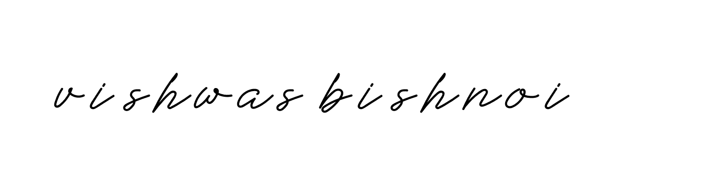 Signature of vishwas-bishnoi