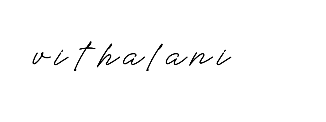 Signature of vithalani