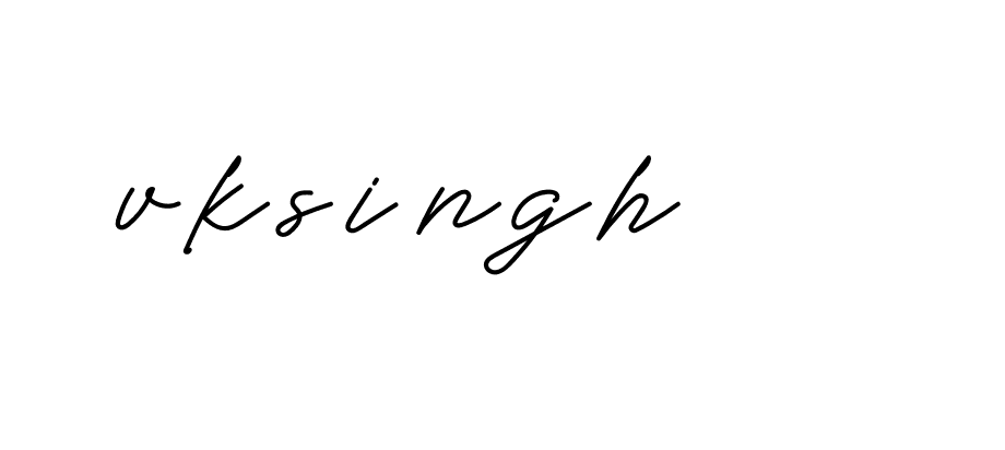 Signature of vksingh