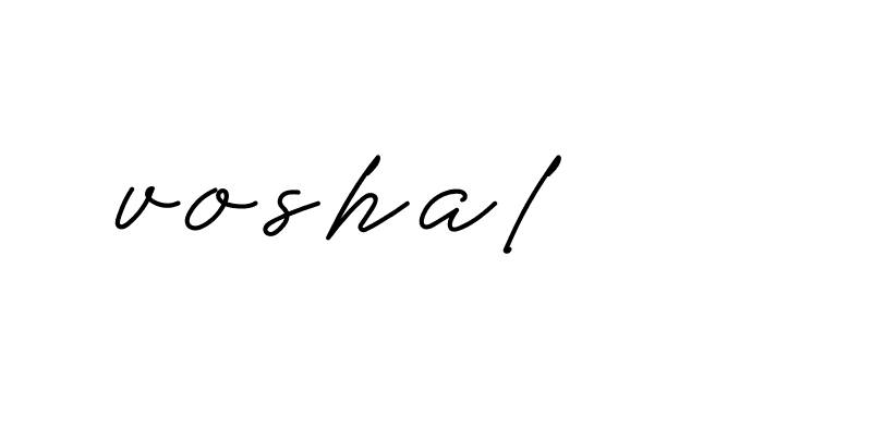 Signature of voshal