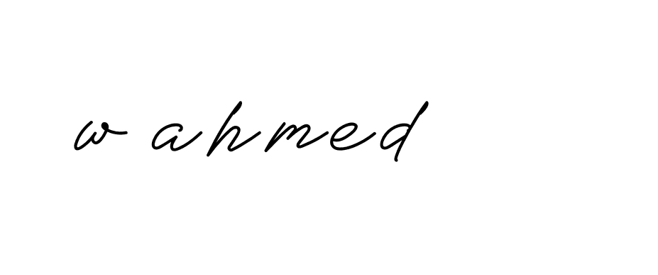 Signature of w-ahmed-