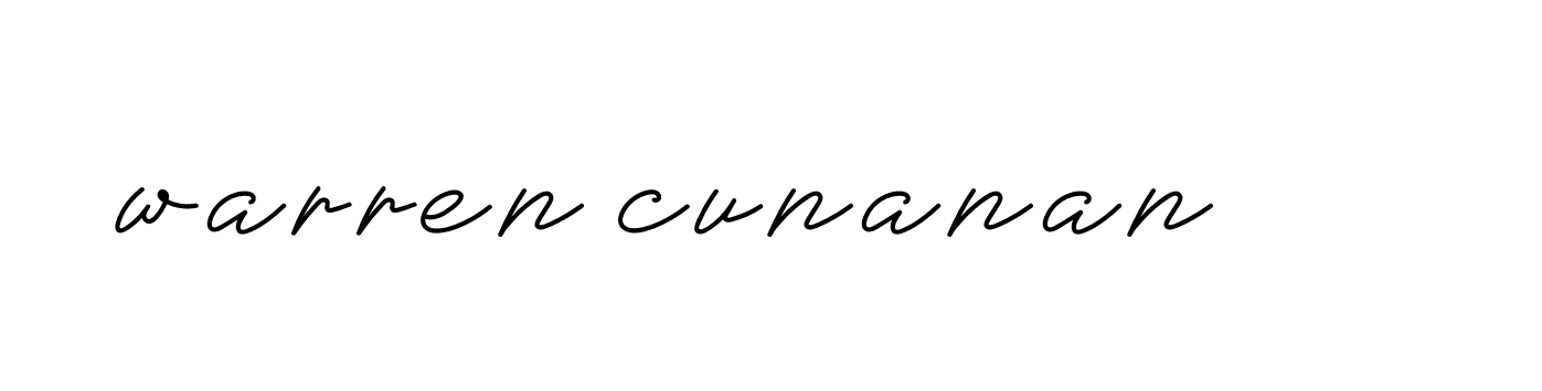 Signature of warren-cunanan