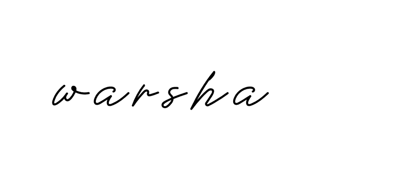 Signature of warsha