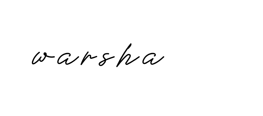 Signature of warsha-