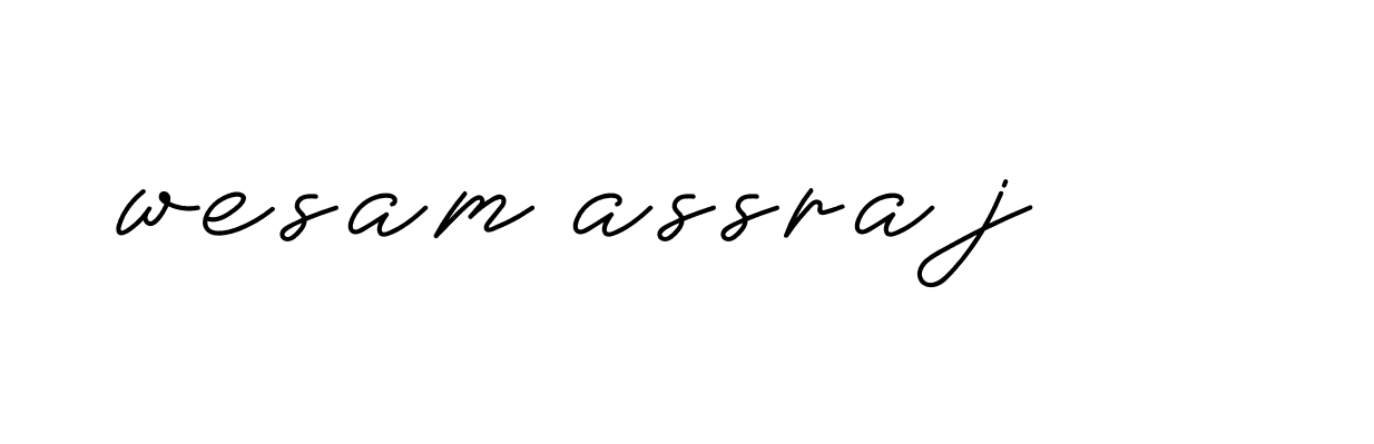 Signature of wesam-assraj