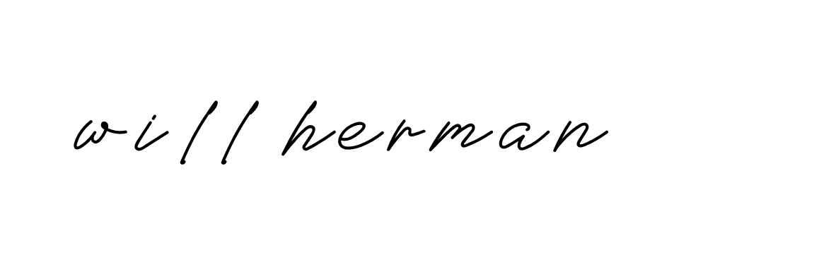 Signature of will-herman