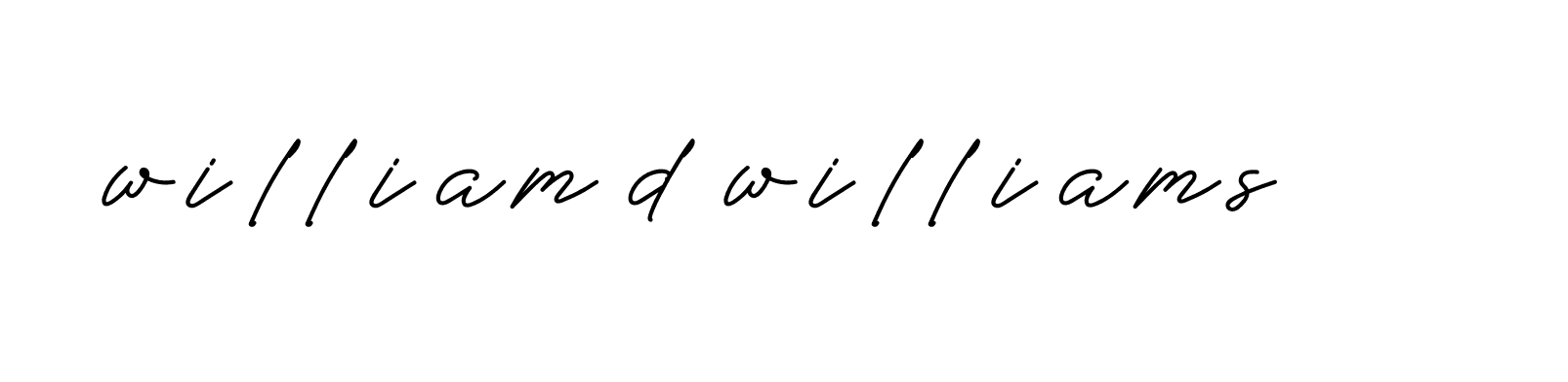 Signature of william-d-williams