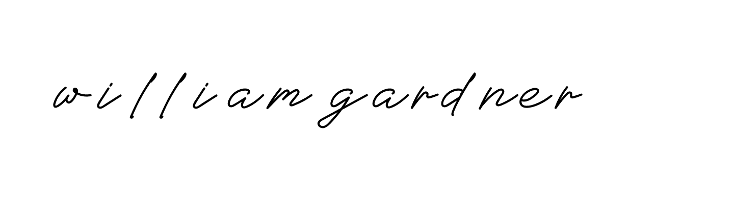 Signature of william-gardner