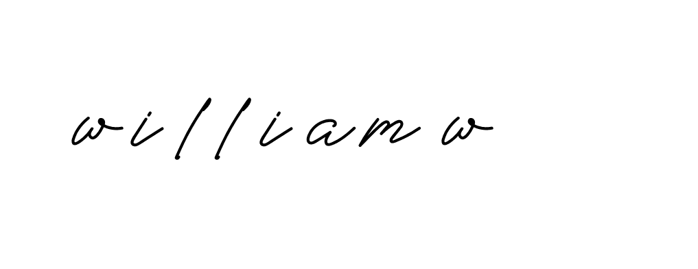 Signature of william-w