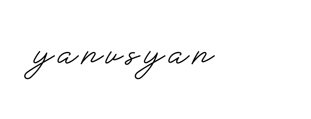 Signature of yanusyan