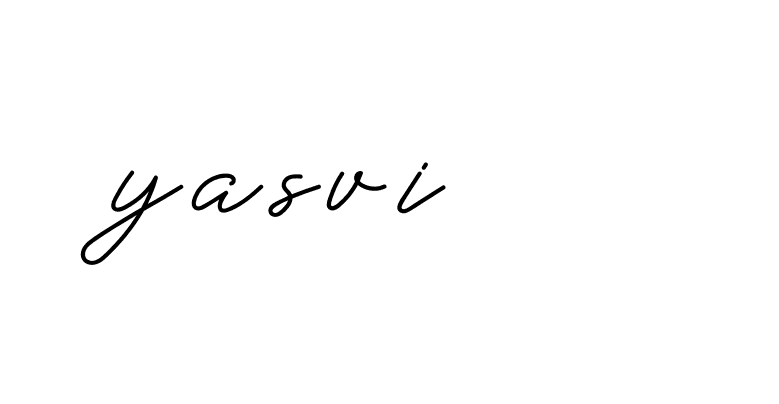 Signature of yasvi