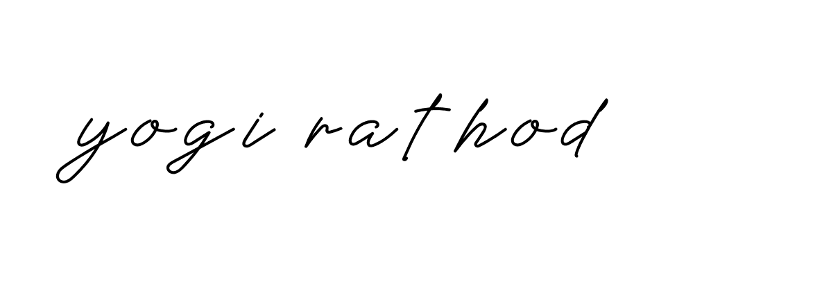 Signature of yogi-rathod