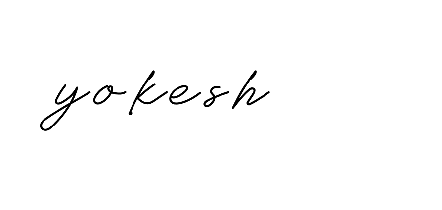 Signature of yokesh-